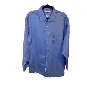 Van Heusen Flex Collar Classic Fit 17 1/2 32/33 Prom Wedding Preppy Minimalist